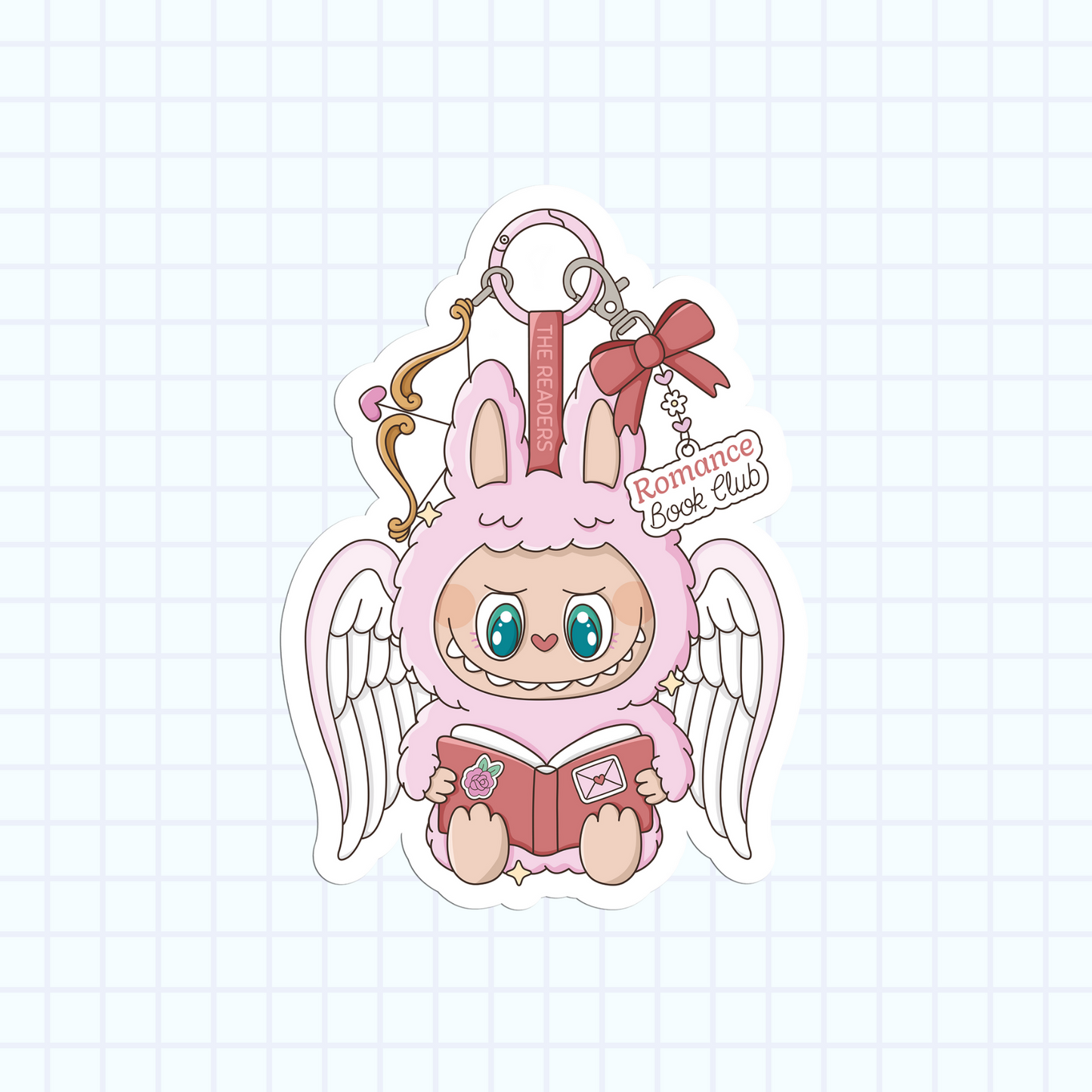 Romance Trinket Doll Bookish Sticker