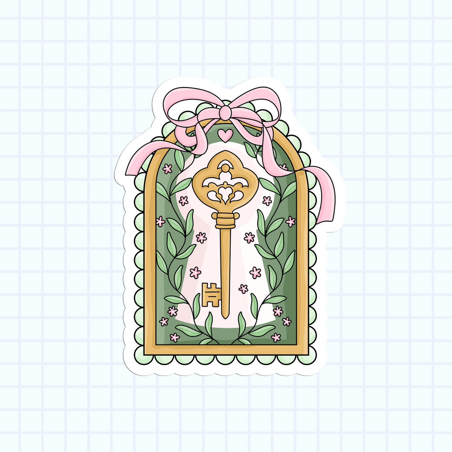 Secret Garden Frame Bookish Sticker