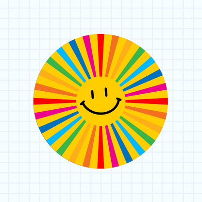 Smiley Sunbeam Sticker