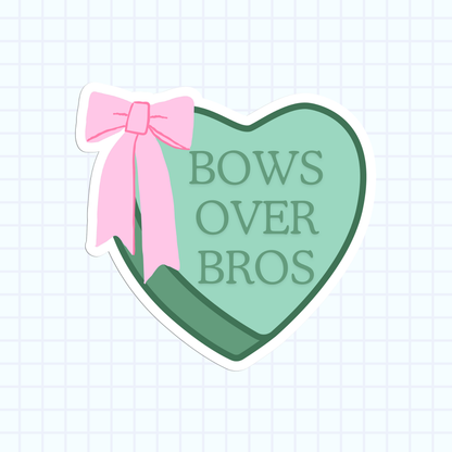 Bows Over Bros Sticker