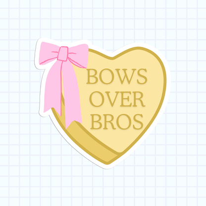 Bows Over Bros Sticker
