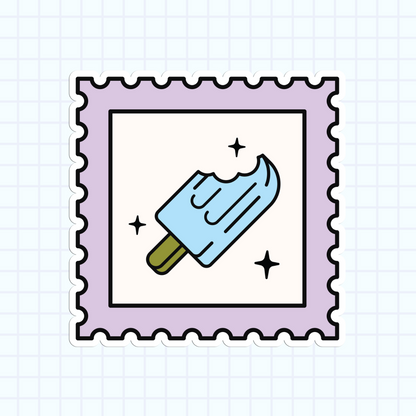 Summer Stamp - Popsicle Sticker
