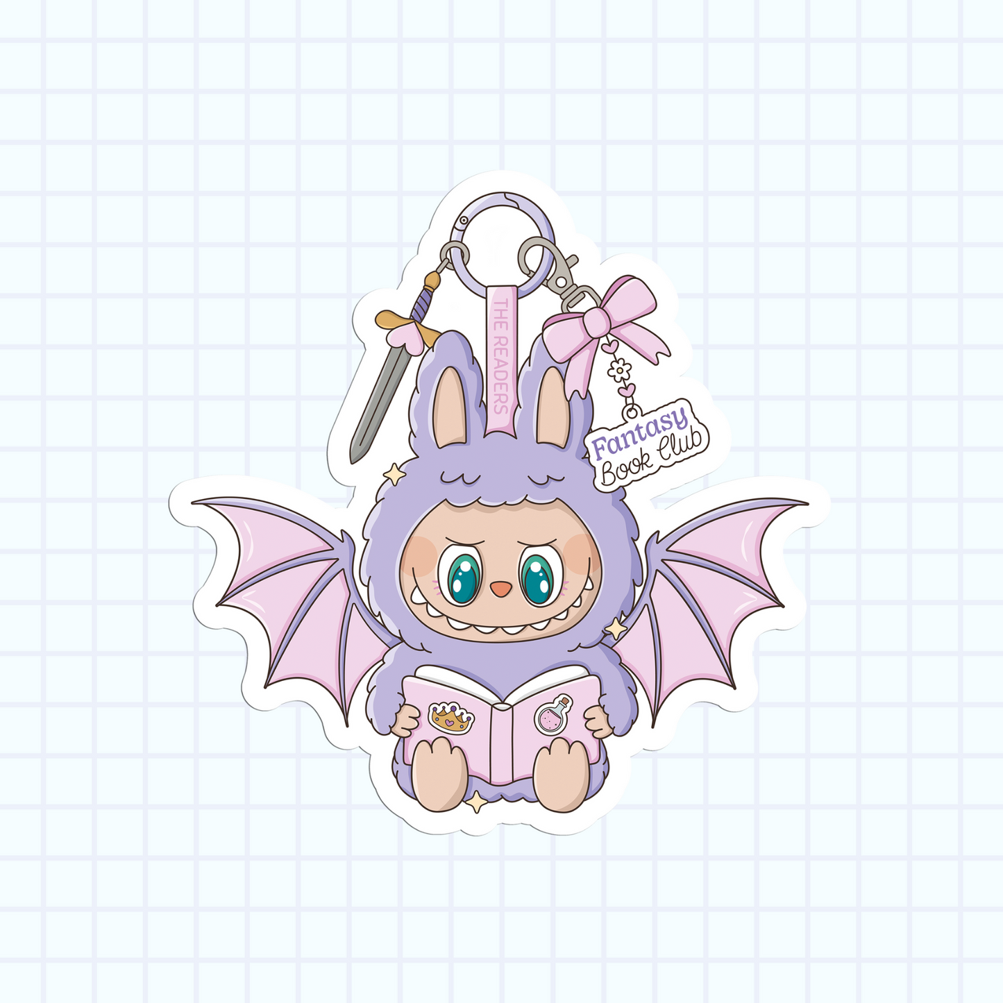 Fantasy Trinket Doll Bookish Sticker